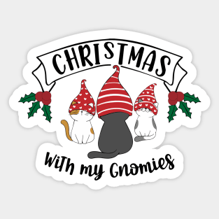 Christmas Cat Sticker